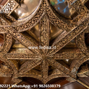 Wooden Classic Ceiling Design Cnc Cutting Pop Design No-11899