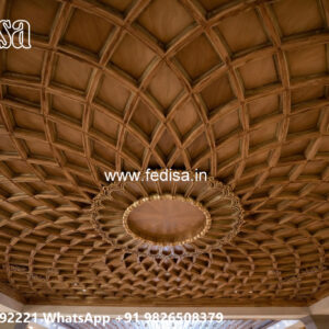 Wooden Classic Ceiling Design Pop For Ceiling Hall Design No-11919