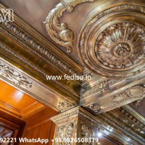 Wooden Classic Ceiling Design Pop Wall Design Price No-11922