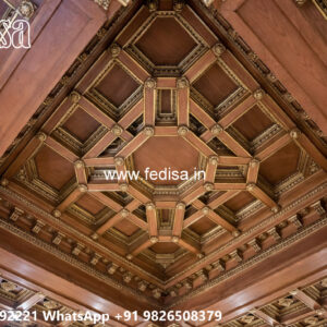 Wooden Classic Ceiling Design Molding Pop Design No-11937