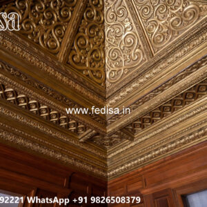 Wooden Classic Ceiling Design Bathroom Pop Design Simple No-11950