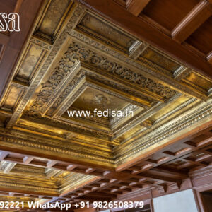 Wooden Classic Ceiling Design Monty Design Pop No-11956