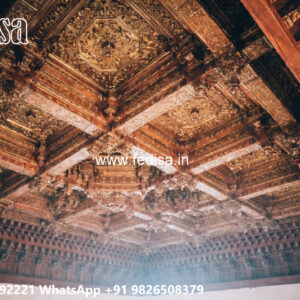 Wooden Classic Ceiling Design 11 By 10 Pop Design No-11960
