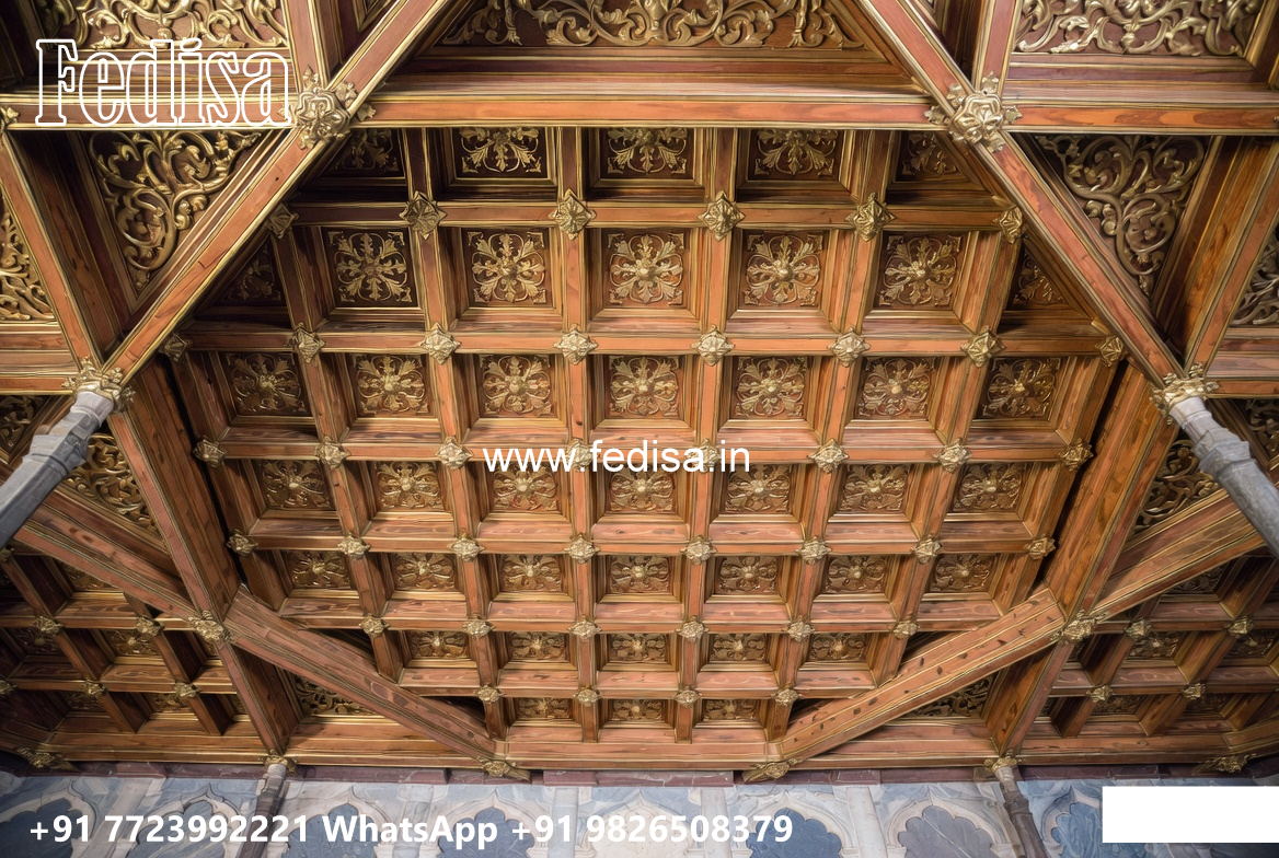 Wooden Classic Ceiling Design Minus Plus Wali Pop No-11974