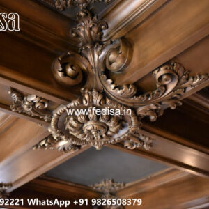 Wooden Classic Ceiling Design Profile Pop Design No-11978
