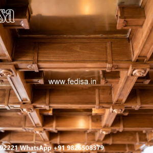 Wooden Classic Ceiling Design Design Pop Room No-11979