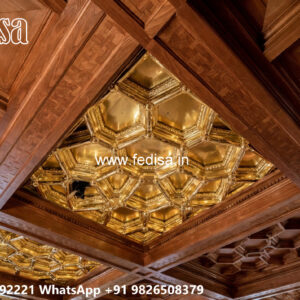 Wooden Classic Ceiling Design Pop Ceiling Border Design Color No-11982
