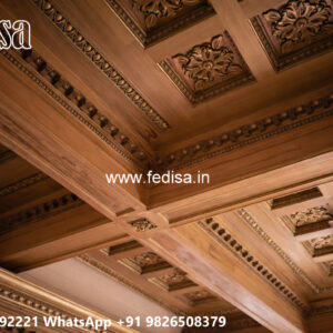 Wooden Classic Ceiling Design Pop In Design No-11989