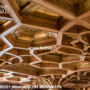 Wooden Classic Ceiling Design 10×10 Pop Design No-12000