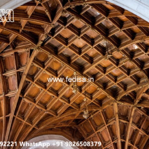 Wooden Classic Ceiling Design Pop Square Design For Hall No-12014