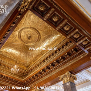 Wooden Classic Ceiling Design Pop Ke Design Minus Plus Mein No-12018