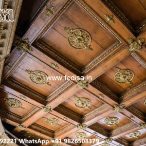 Wooden Classic Ceiling Design Makan Ki Ceiling No-12021