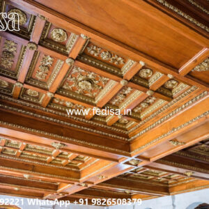 Wooden Classic Ceiling Design Sada Pop Ki Design No-12026